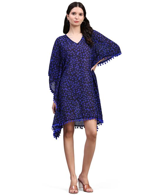women multi color crepe kaftan tunic - 20388841 -  Standard Image - 0