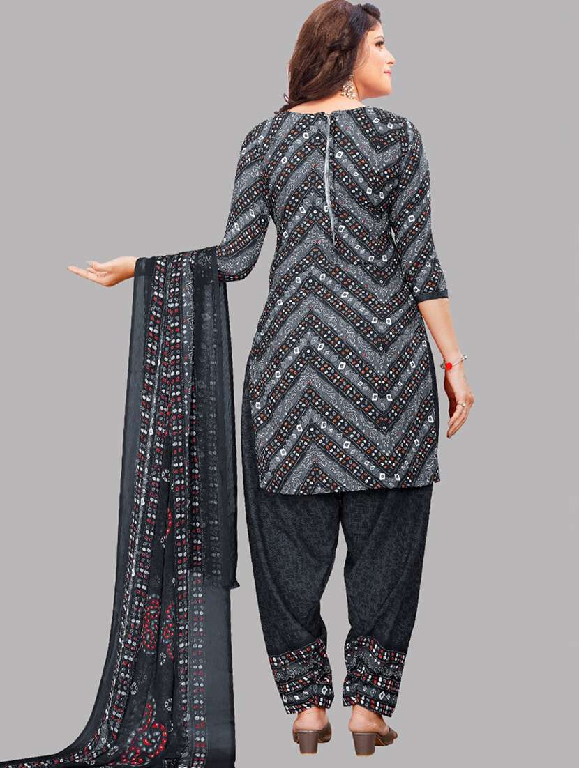 women grey unstitched patiyala suits - 20390191 - Standard Image - 2