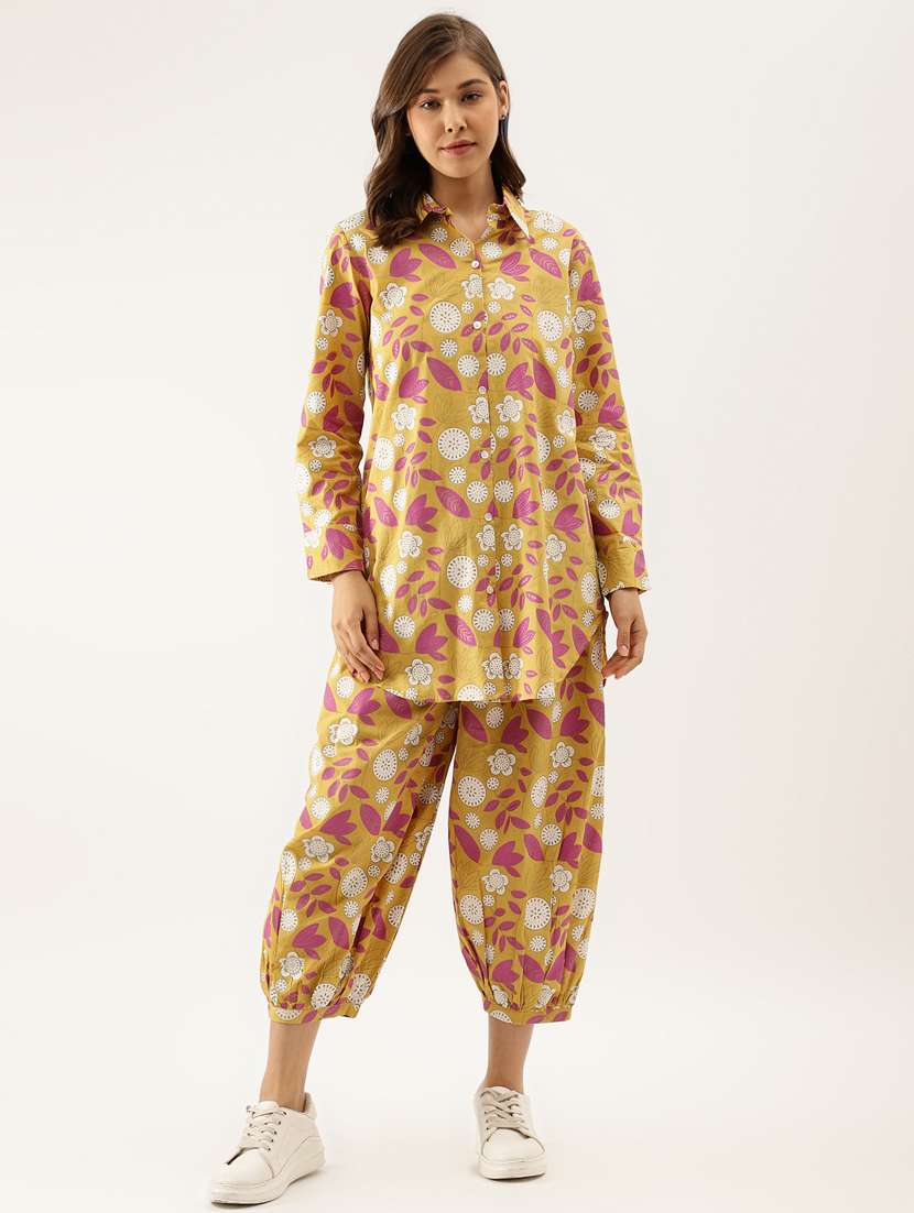 floral printed kurta salwar set