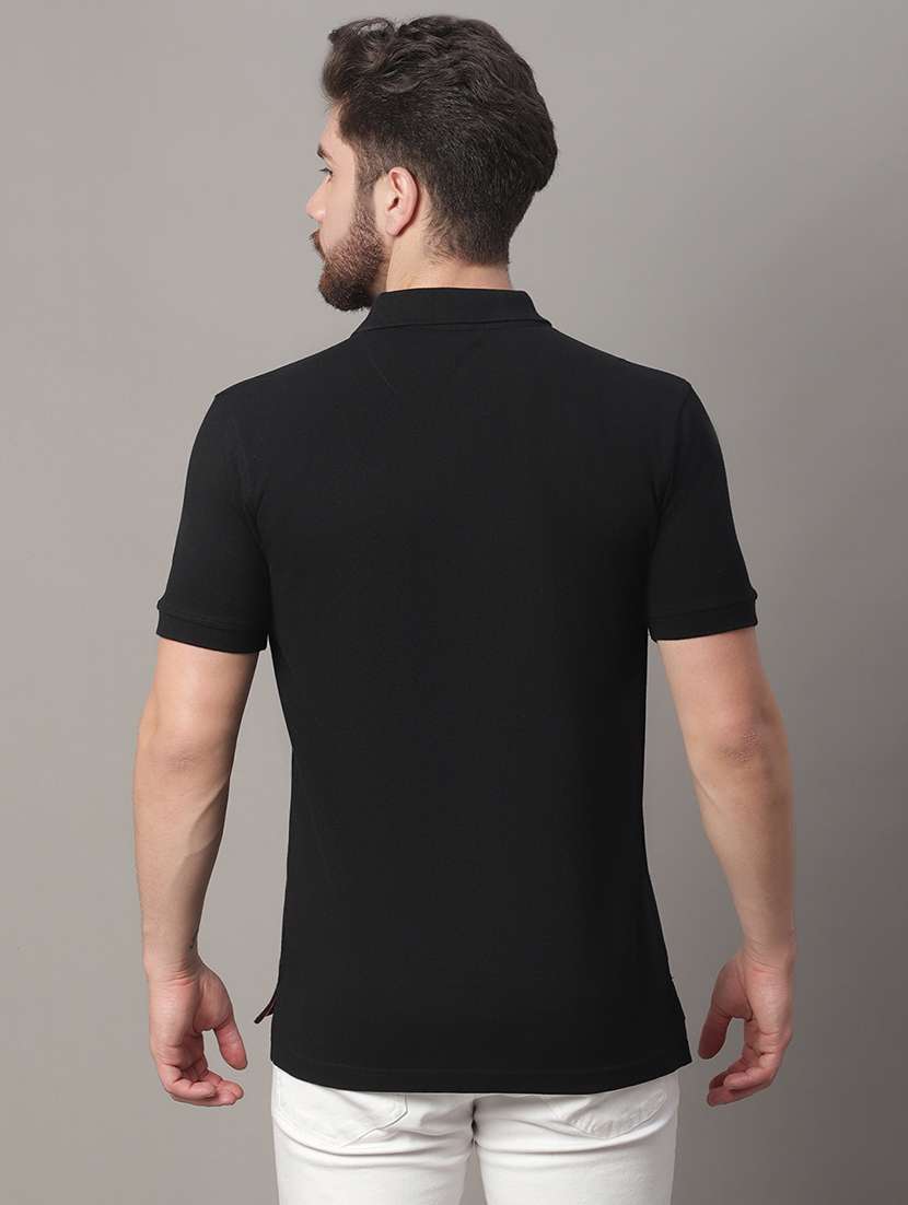 men solid polo t-shirt - 20390505 -  Standard Image - 2