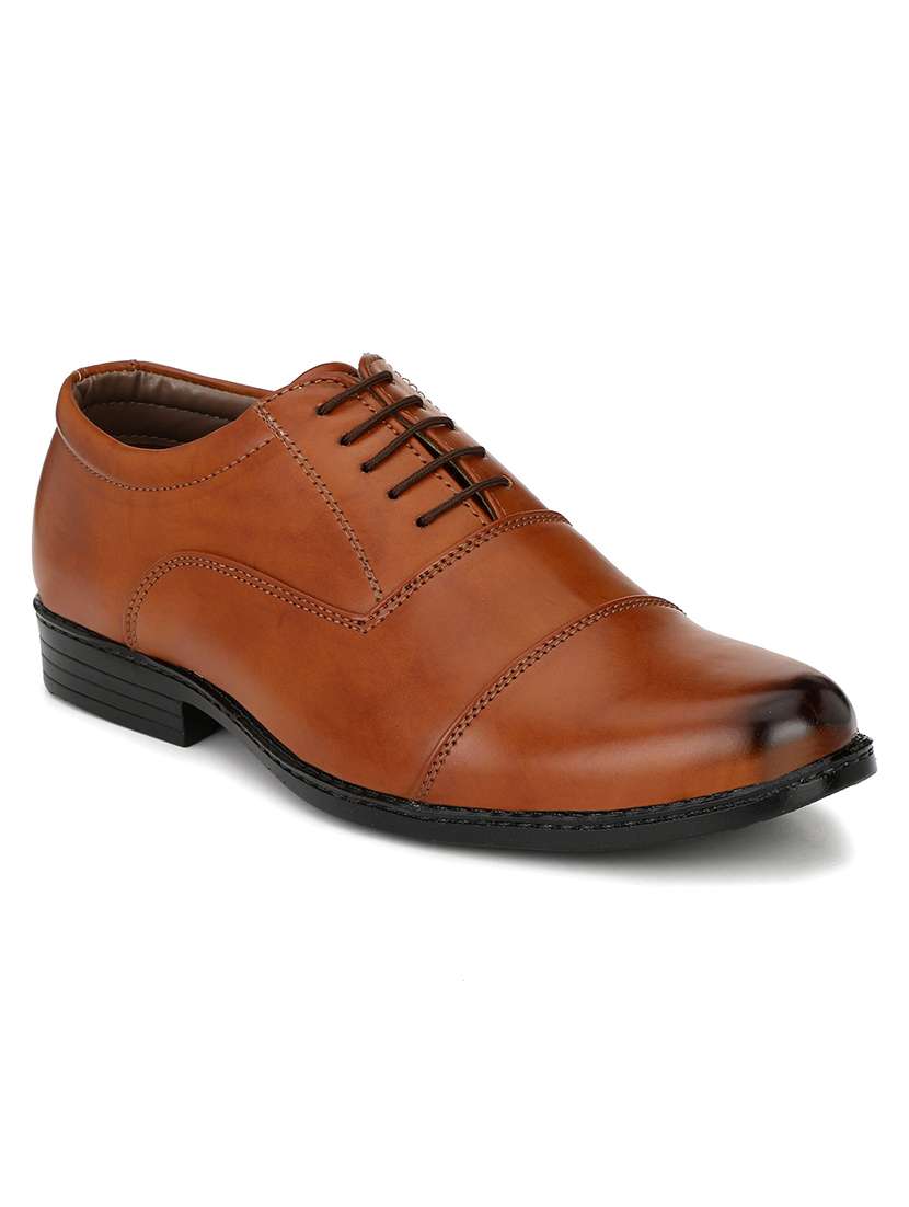 tan lace-up oxfords