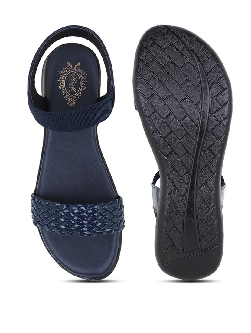blue ankle strap sandal - 20393384 - Standard Image - 2