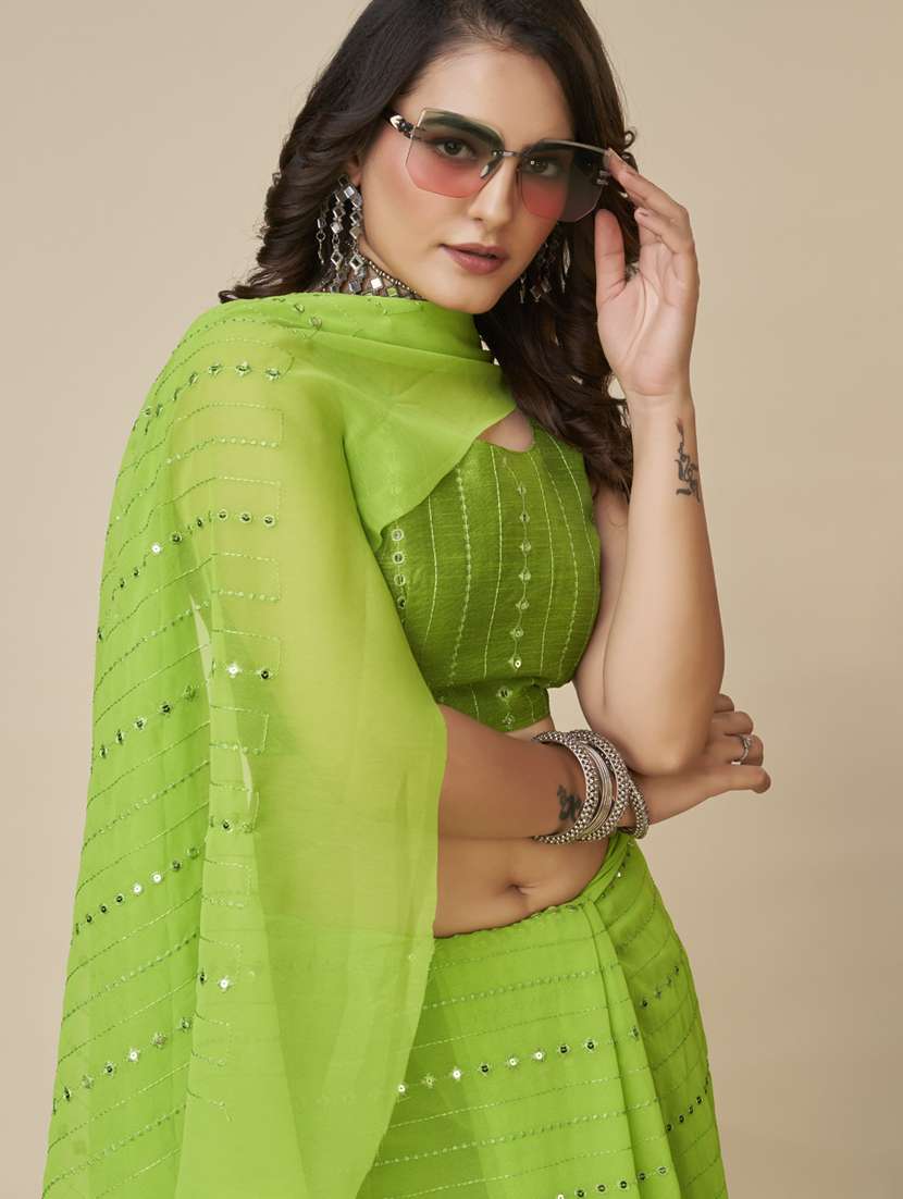 women's embroidered saree with blouse - 20394711 -  Standard Image - 2