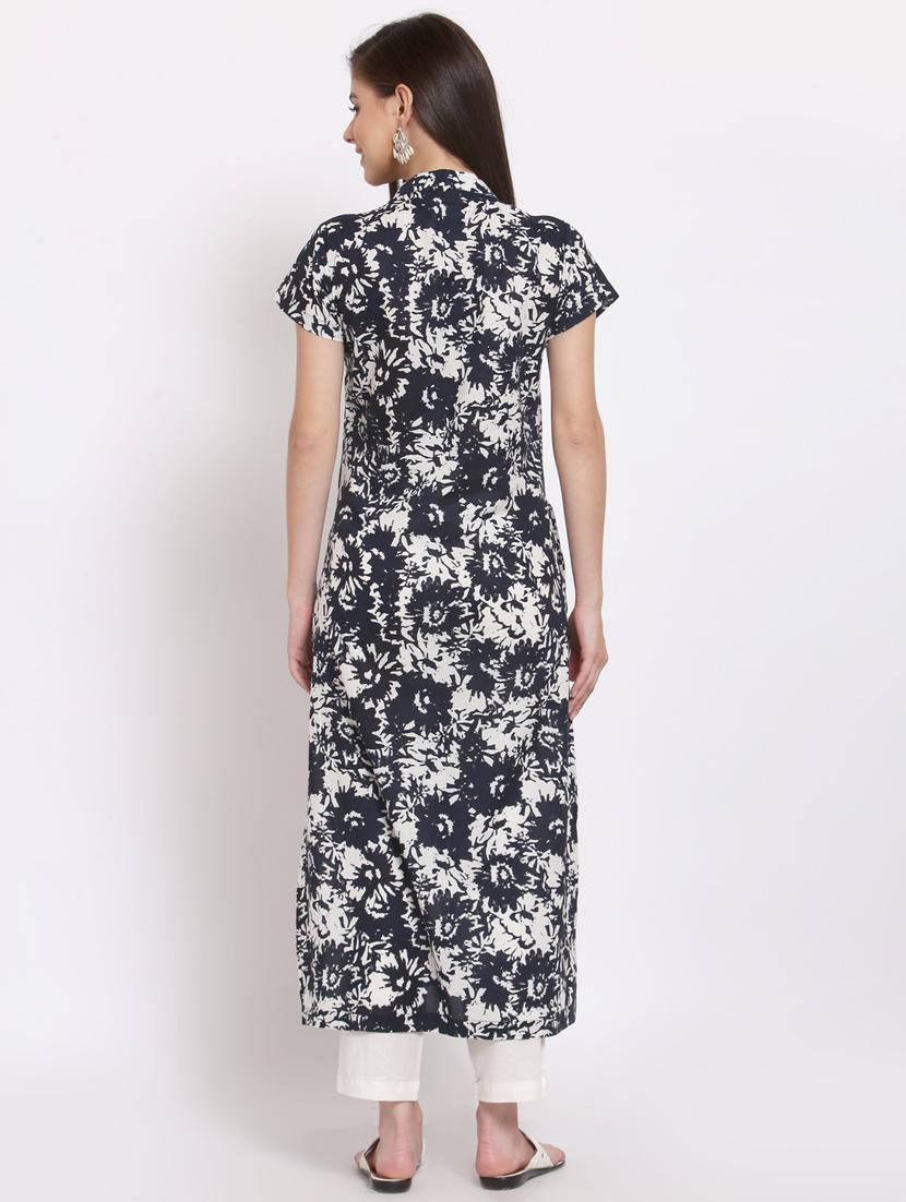 multi color floral straight kurta - 20395043 - Standard Image - 2
