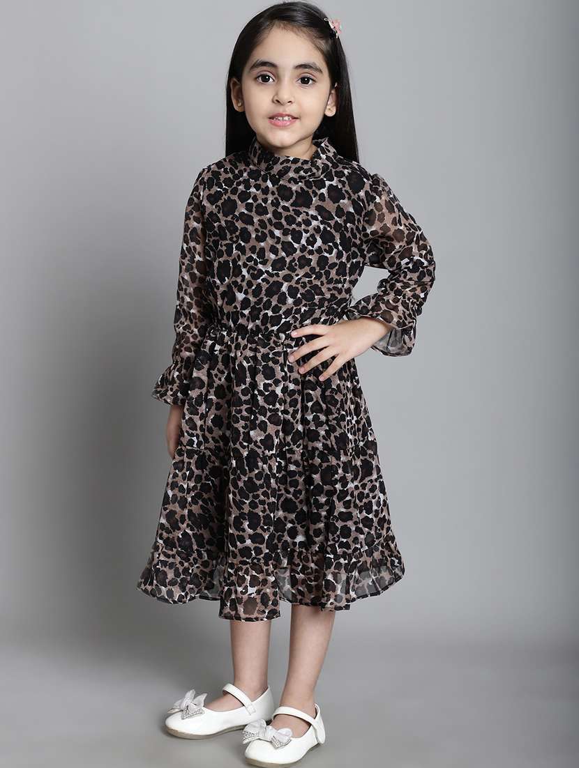 girls mock neck  frock - 20395915 -  Standard Image - 2