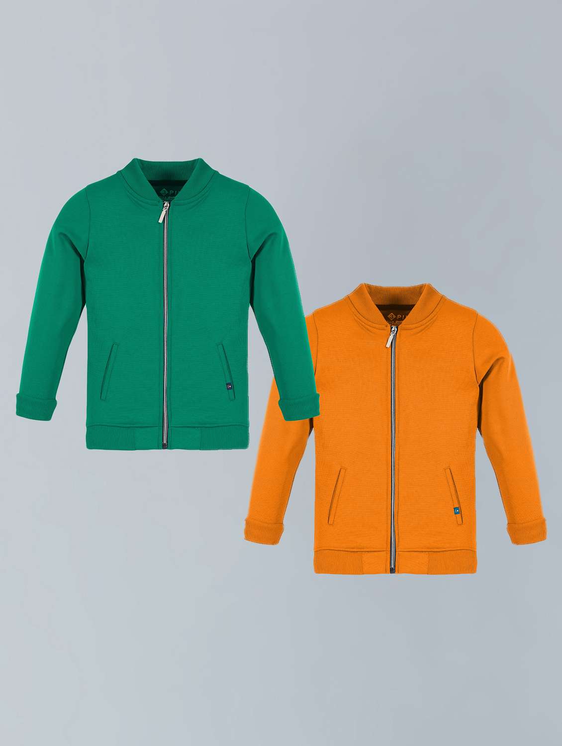 boys pack of 2 solid regular jackets 