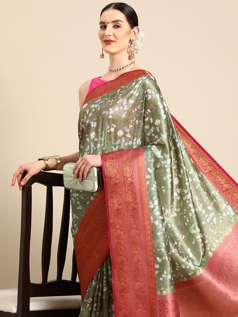 women's bordered royal blue colored saree - 20396607 - Standard Image - 2