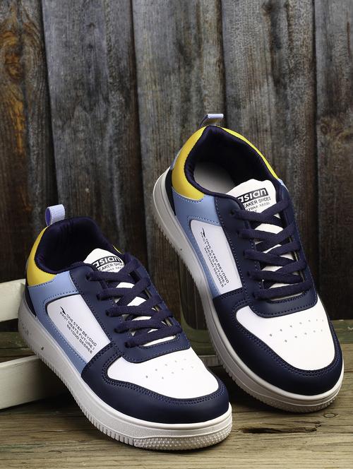 men color block lace up sneaker - 20397175 -  Standard Image - 0