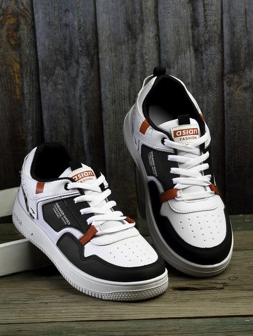 men white lace up sneaker - 20397177 - Standard Image - 0