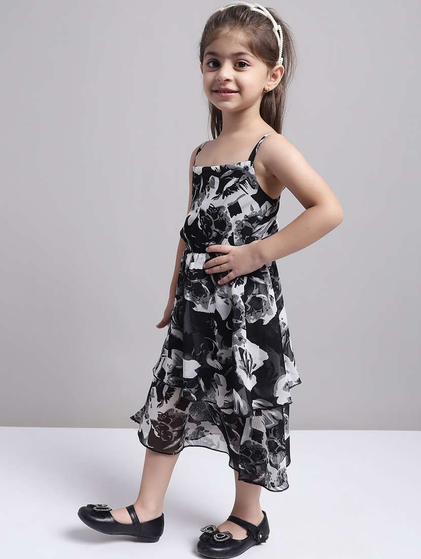 girls shoulder strap sleeveless frock - 20397189 -  Standard Image - 2