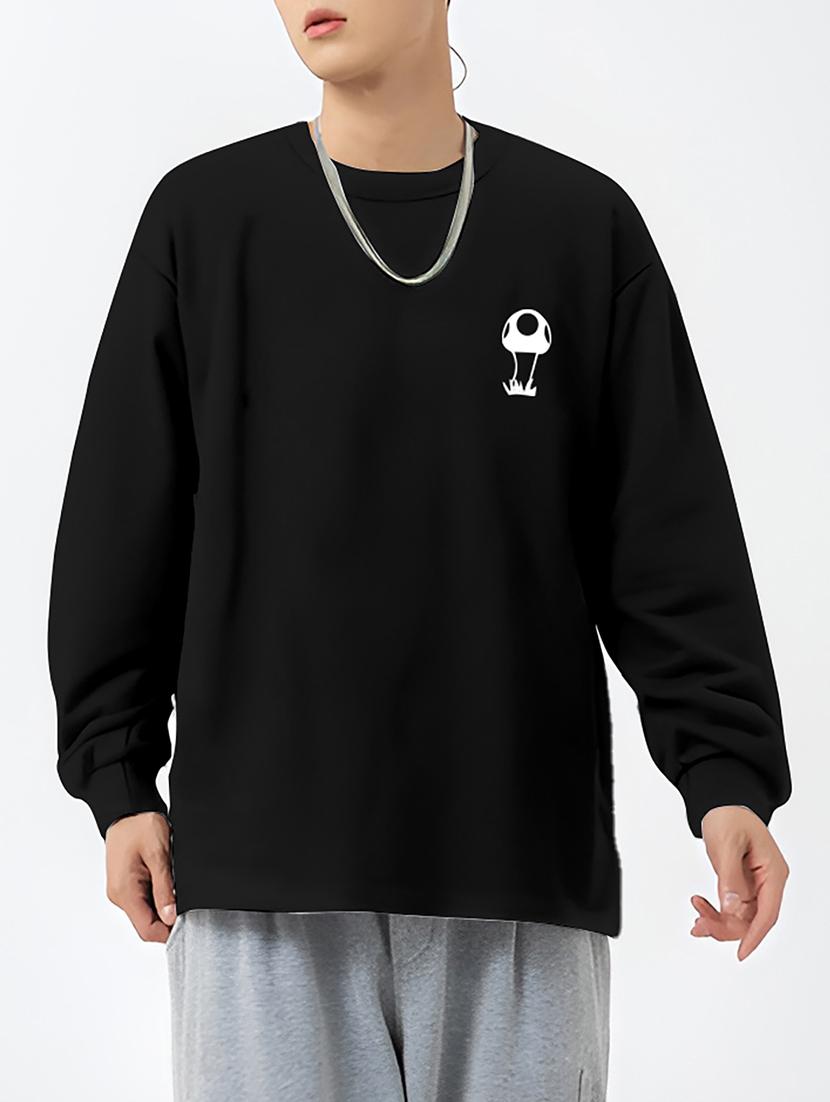 men's long sleeves oversized t-shirt - 20404130 - Standard Image - 2