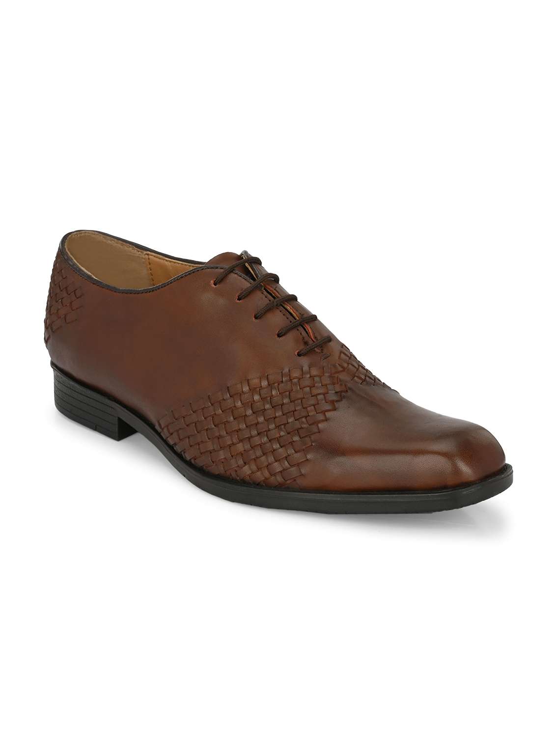 men textured lace-up oxfords shoes - 20404186 - Standard Image - 2