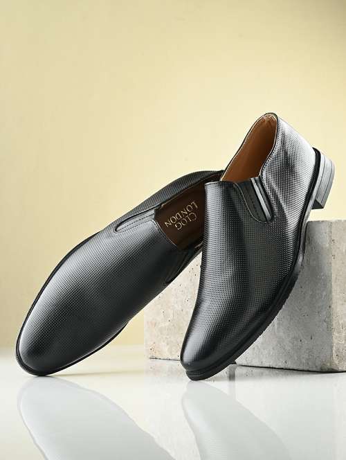 men's black slip on formal shoe - 20404195 - Standard Image - 0