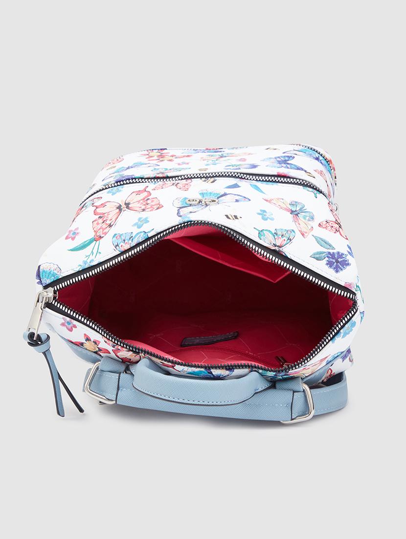 multi color printed leatherette regular backpack - 20405740 - Standard Image - 2