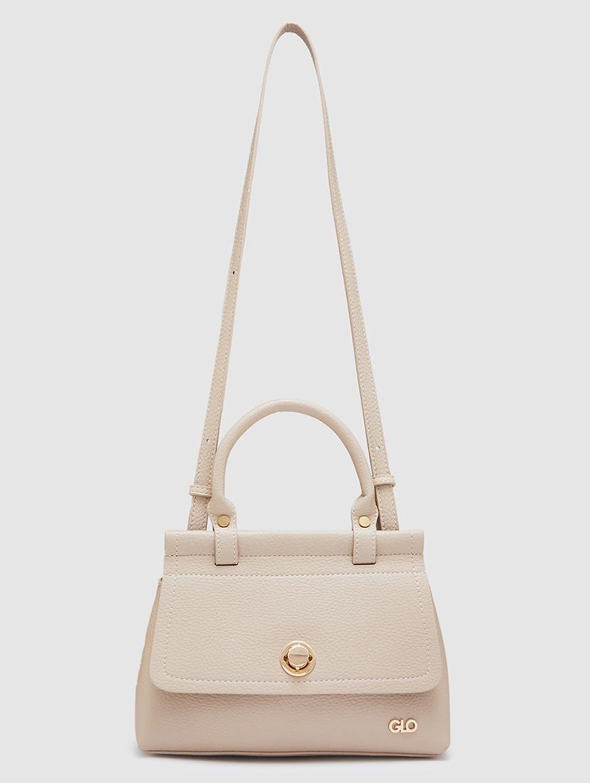 brown leatherette (pu) handbag - 20405819 - Zoom Image - 0
