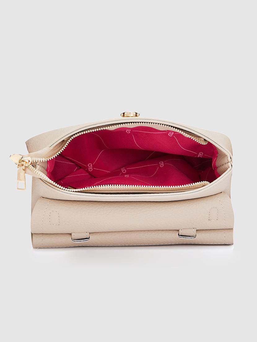 brown leatherette (pu) handbag - 20405819 - Standard Image - 2