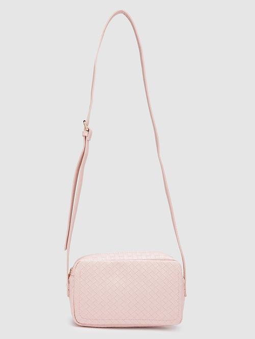 women textured pu leatherette regular sling bag - 20405826 - Standard Image - 0