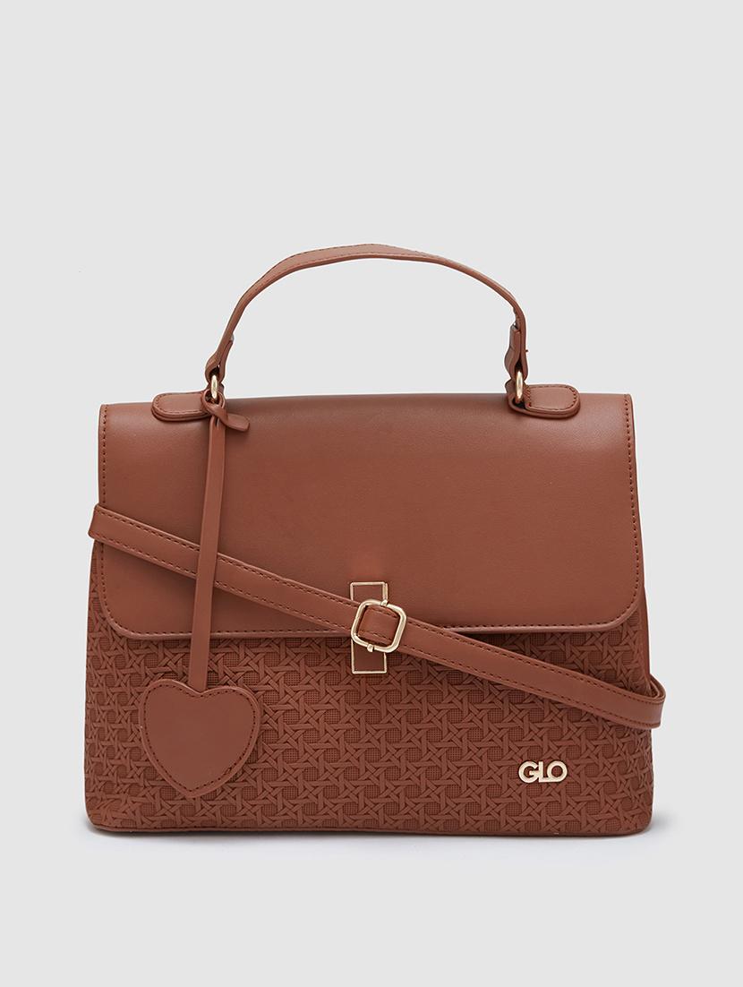 women texture leatherette handbag - 20405837 - Zoom Image - 0