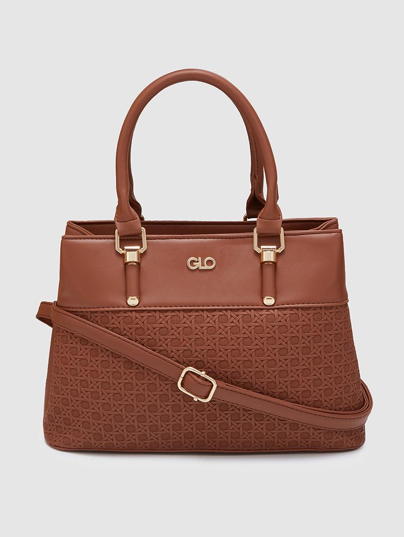 women texture leatherette handbag - 20405838 - Zoom Image - 0
