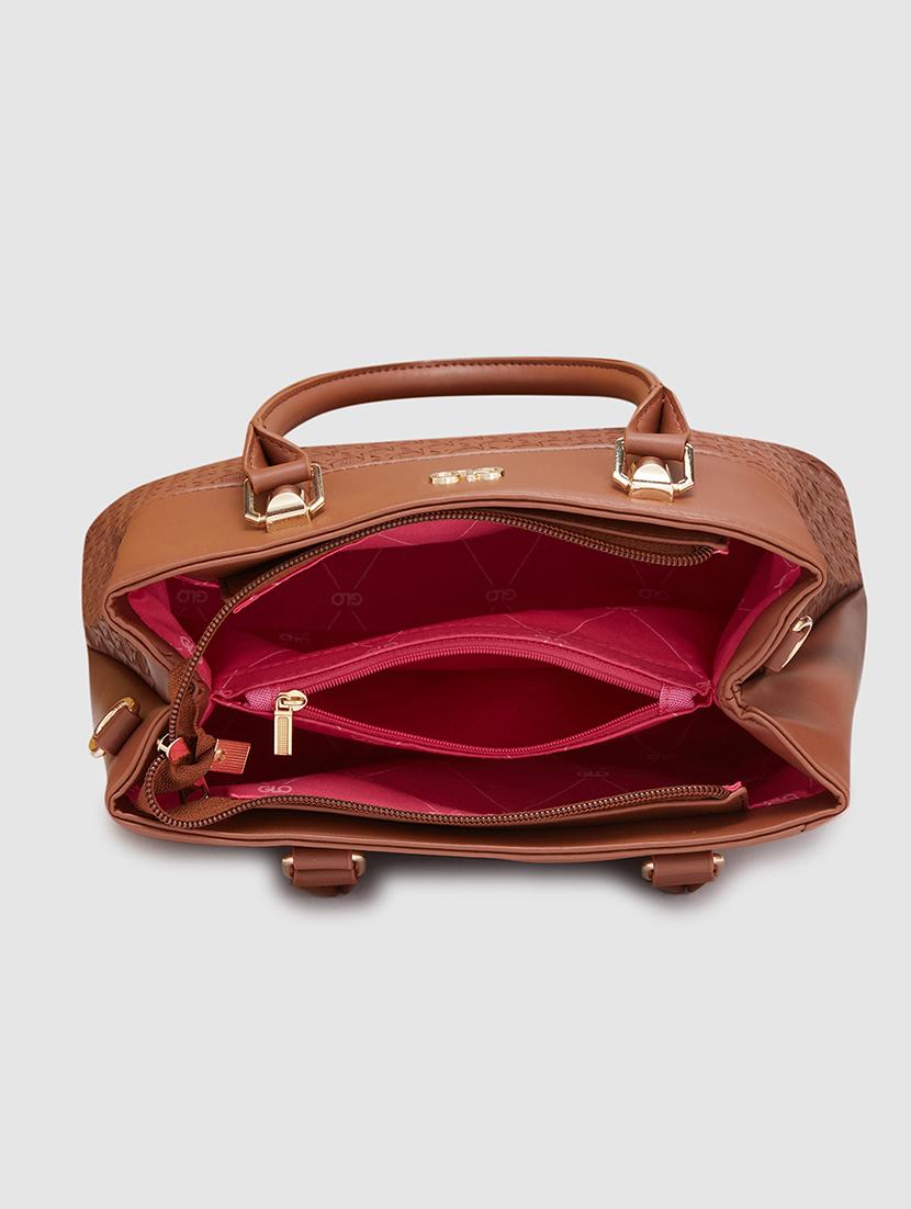 women texture leatherette handbag - 20405838 - Standard Image - 2