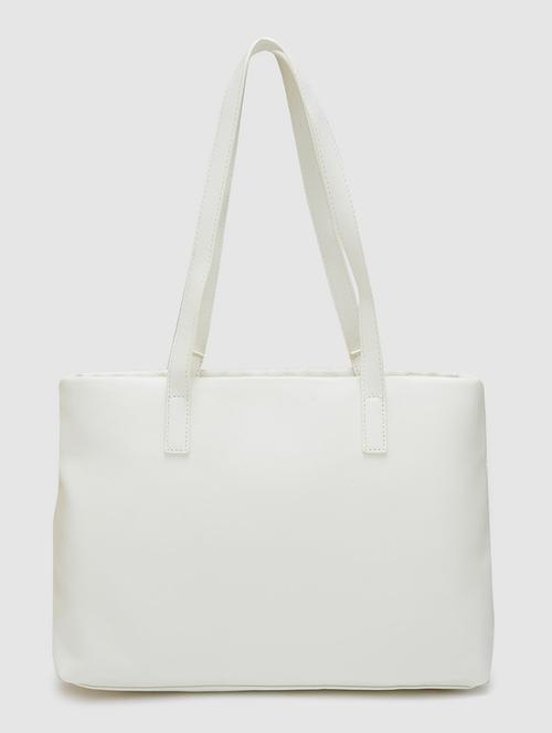women texture leatherette handbag - 20405842 - Standard Image - 0