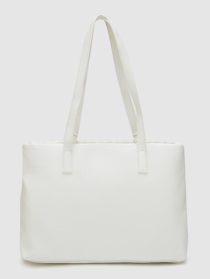 women texture leatherette handbag - 20405842 - Zoom Image - 0