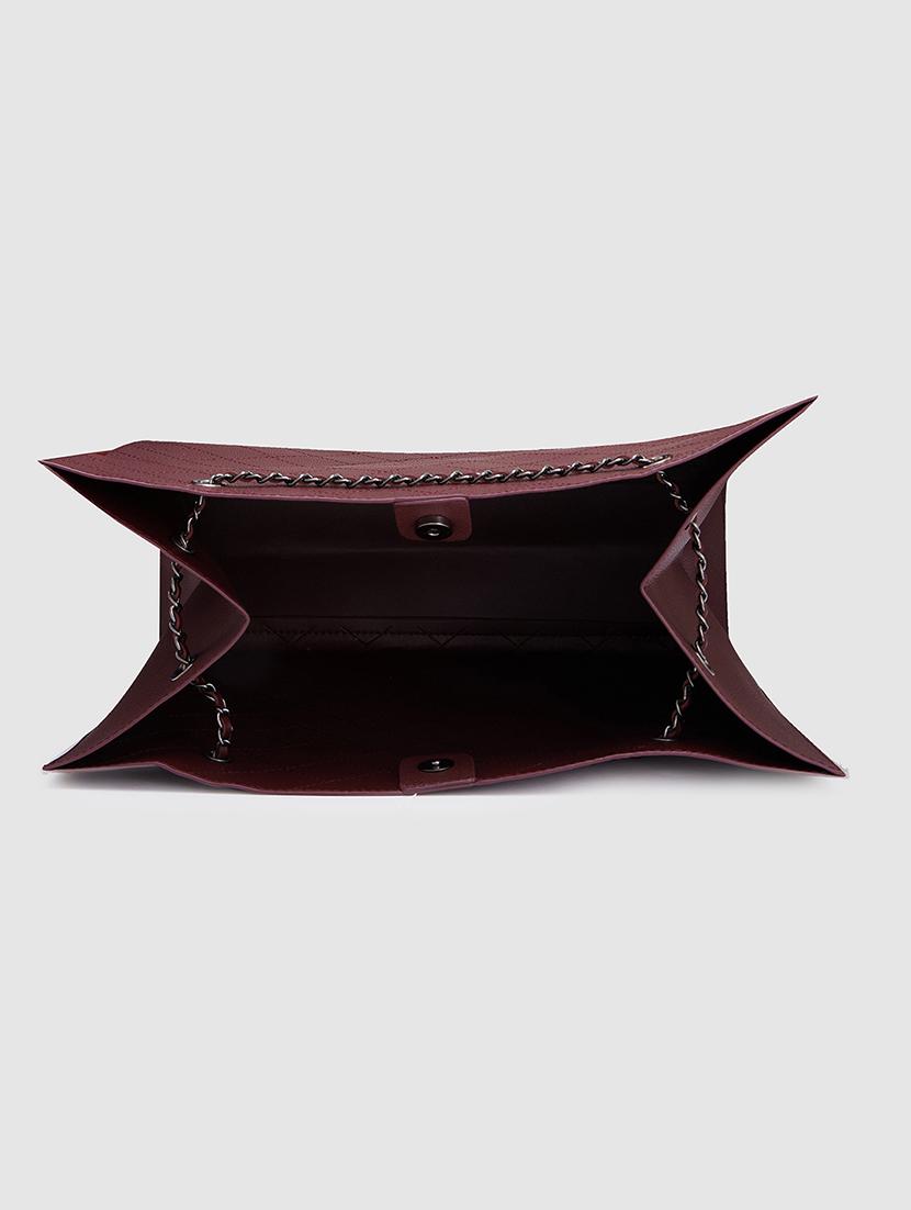 women texture leatherette handbag - 20405851 - Standard Image - 2