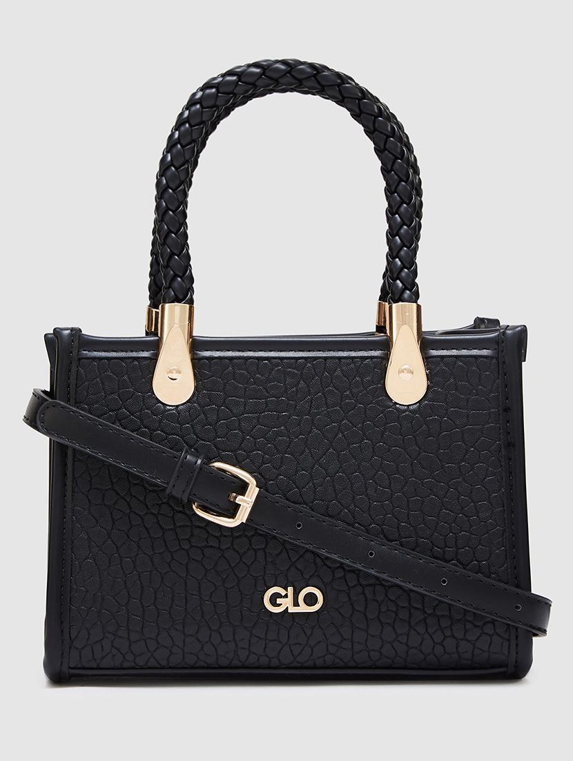 women texture leatherette handbag - 20405887 - Zoom Image - 0
