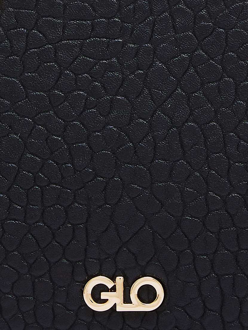 Women Texture Leatherette Handbag