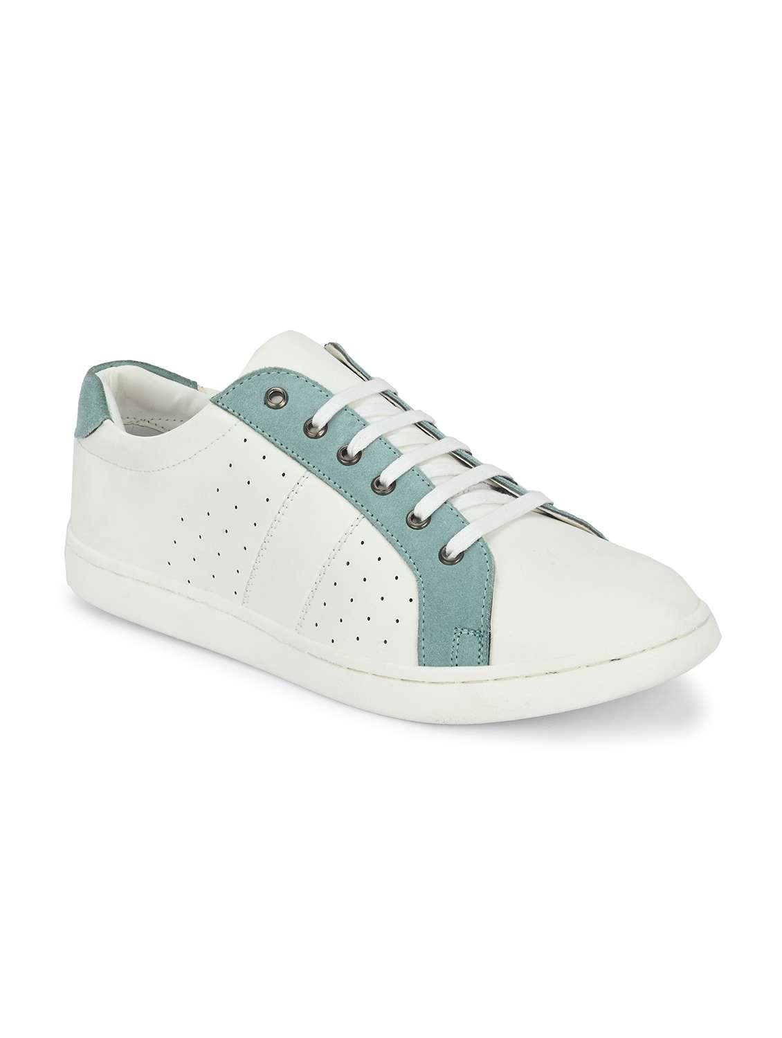 men color block white lace up sneaker - 20405934 -  Standard Image - 2