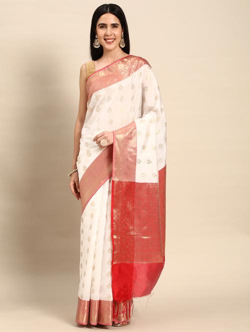 women's banarasi saree with blouse - 20406264 -  Standard Image - 0