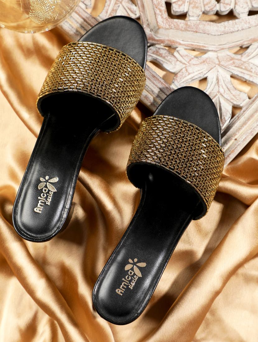 women embellished ethnic sandals - 20406732 - Zoom Image - 0