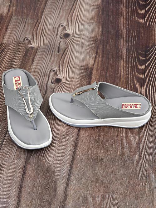 women grey toe separator wedge - 20406851 - Standard Image - 0