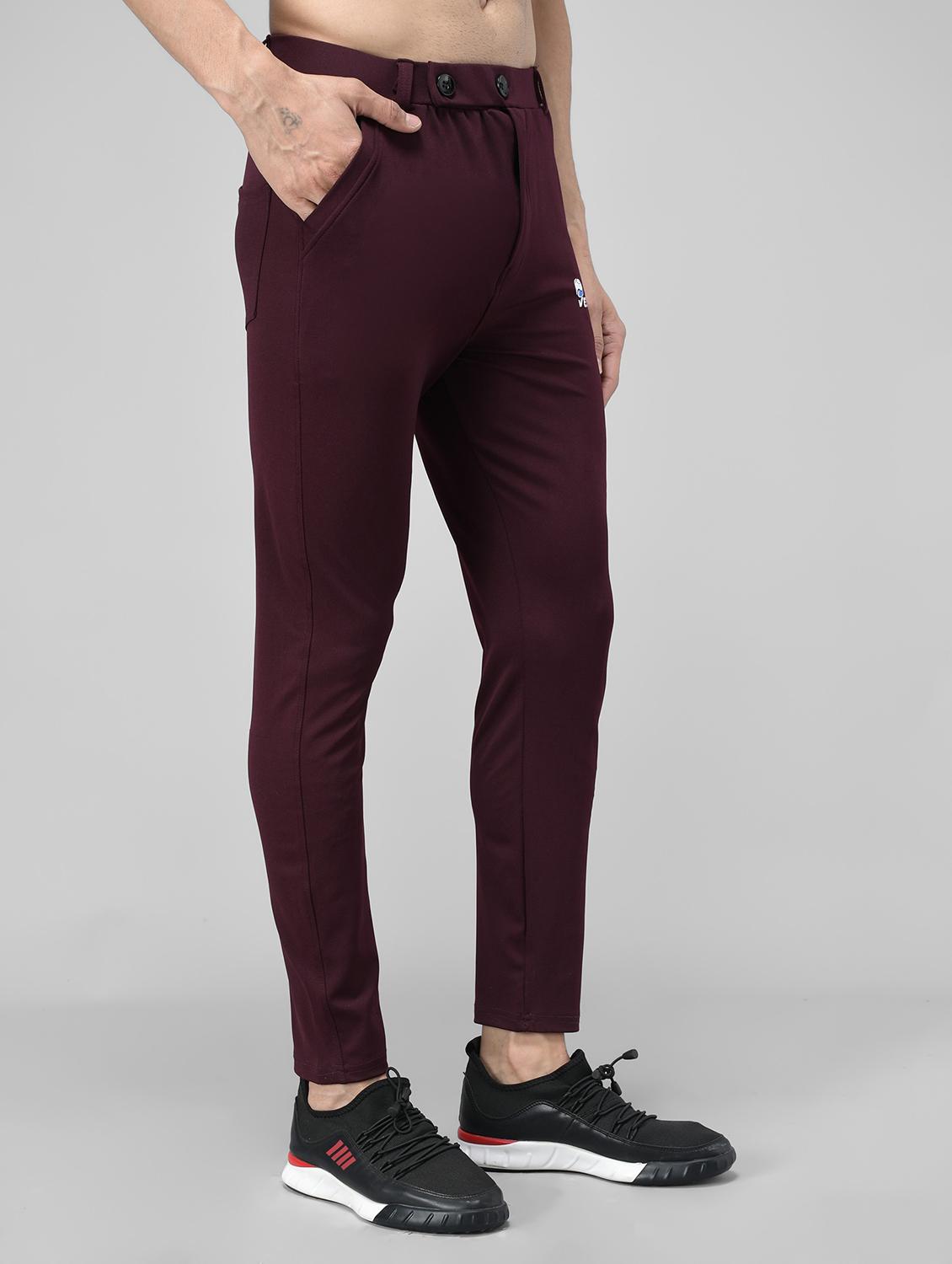 men's solid ankle length track pant - 20409314 - Standard Image - 2