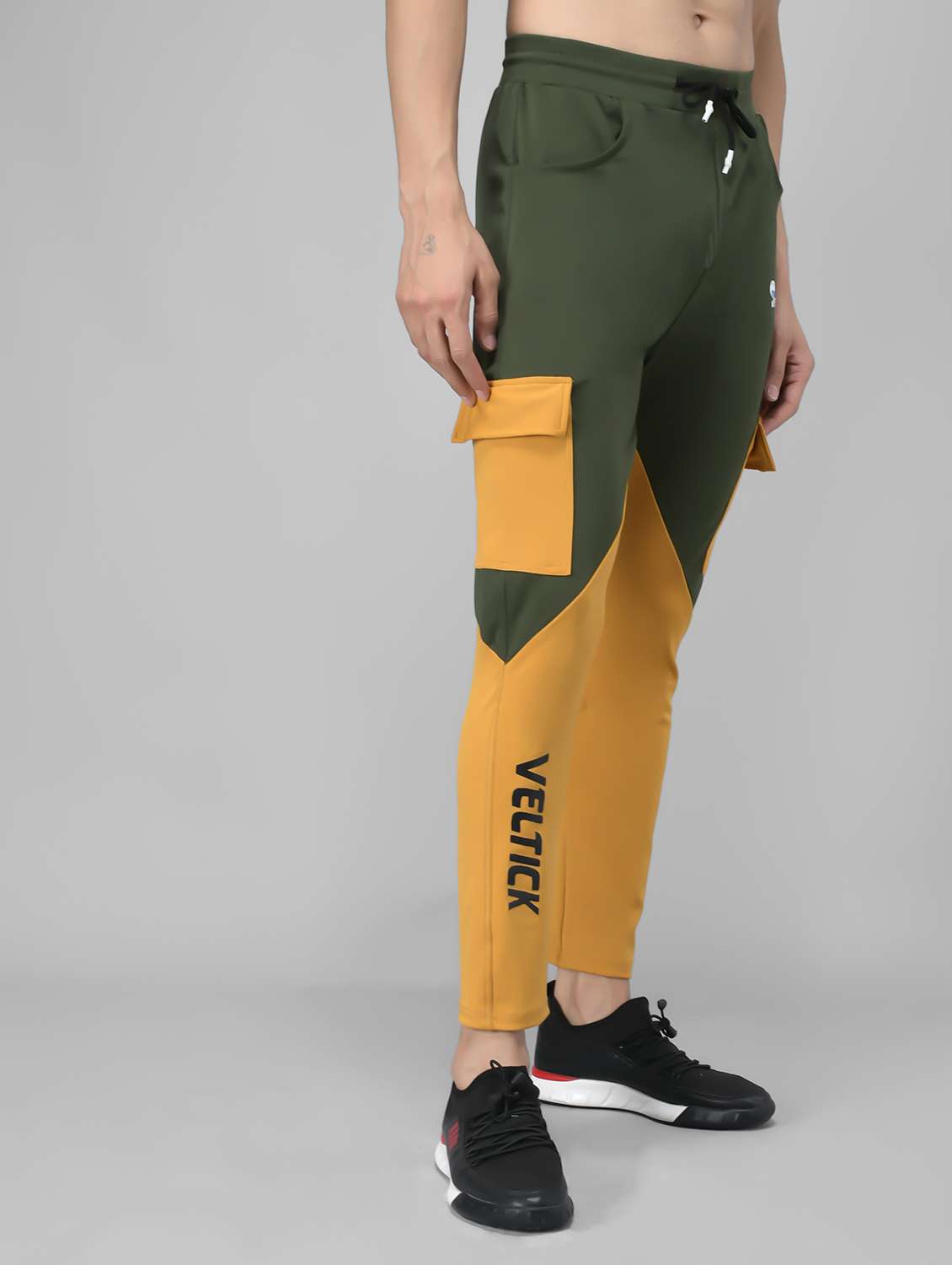 men's color block track pant - 20409325 -  Standard Image - 2