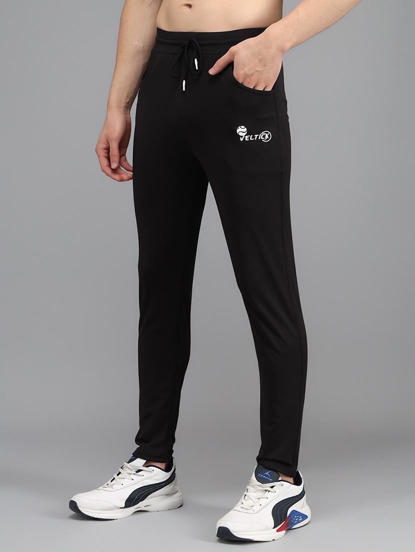 men's solid ankle length track pant - 20409332 - Standard Image - 2