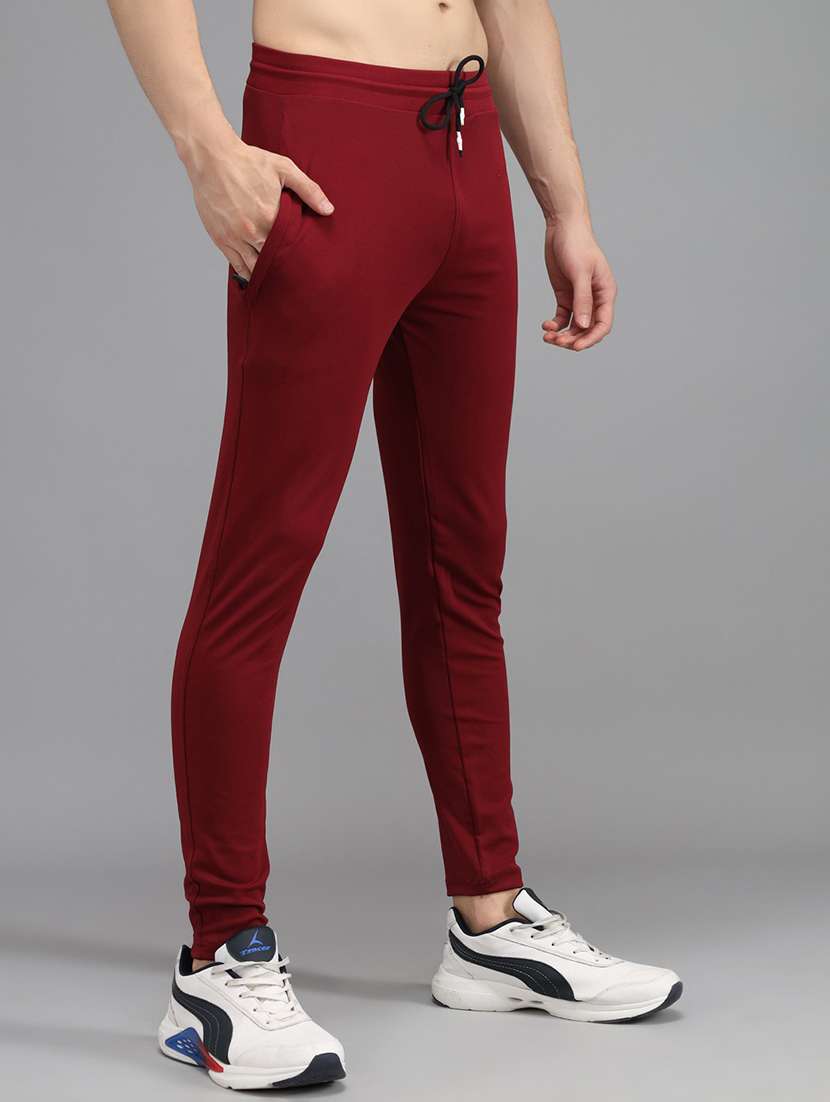 men's solid ankle length track pant - 20409337 -  Standard Image - 2