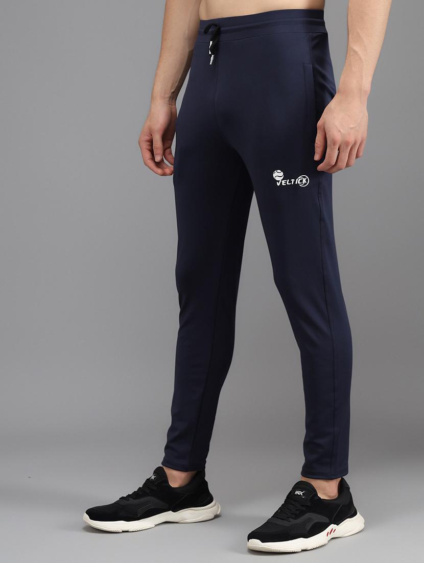 men's solid ankle length track pant - 20409340 - Standard Image - 2