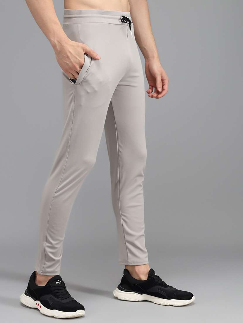 men's solid ankle length track pant - 20409345 -  Standard Image - 2