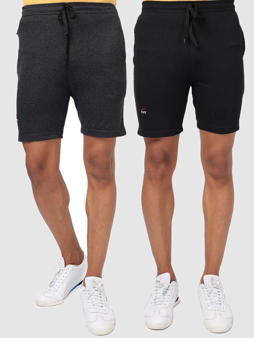 men pack of 2 solid shorts