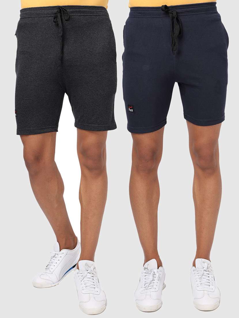 men pack of 2 solid shorts