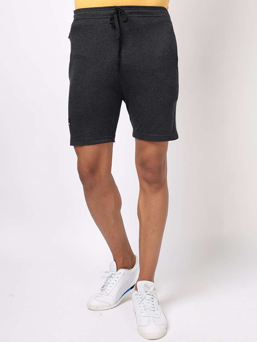 Men Pack Of 2 Solid Shorts - 20410127 -  Standard Image - 2