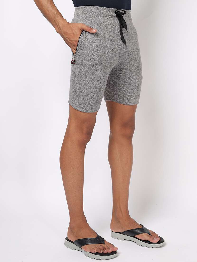 Men Pack Of 2 Solid Shorts - 20410139 -  Standard Image - 2