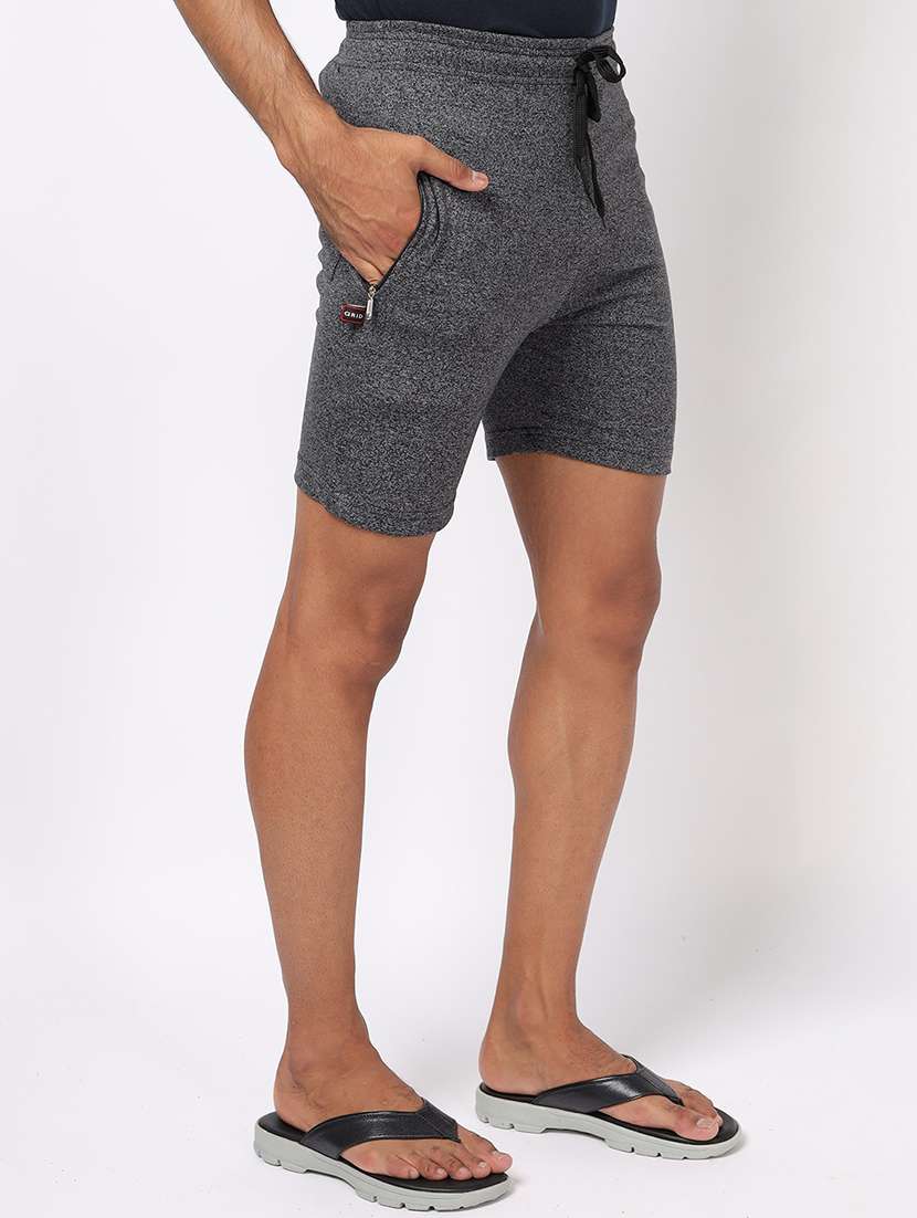 Men Pack Of 2 Solid Shorts - 20410140 -  Standard Image - 2