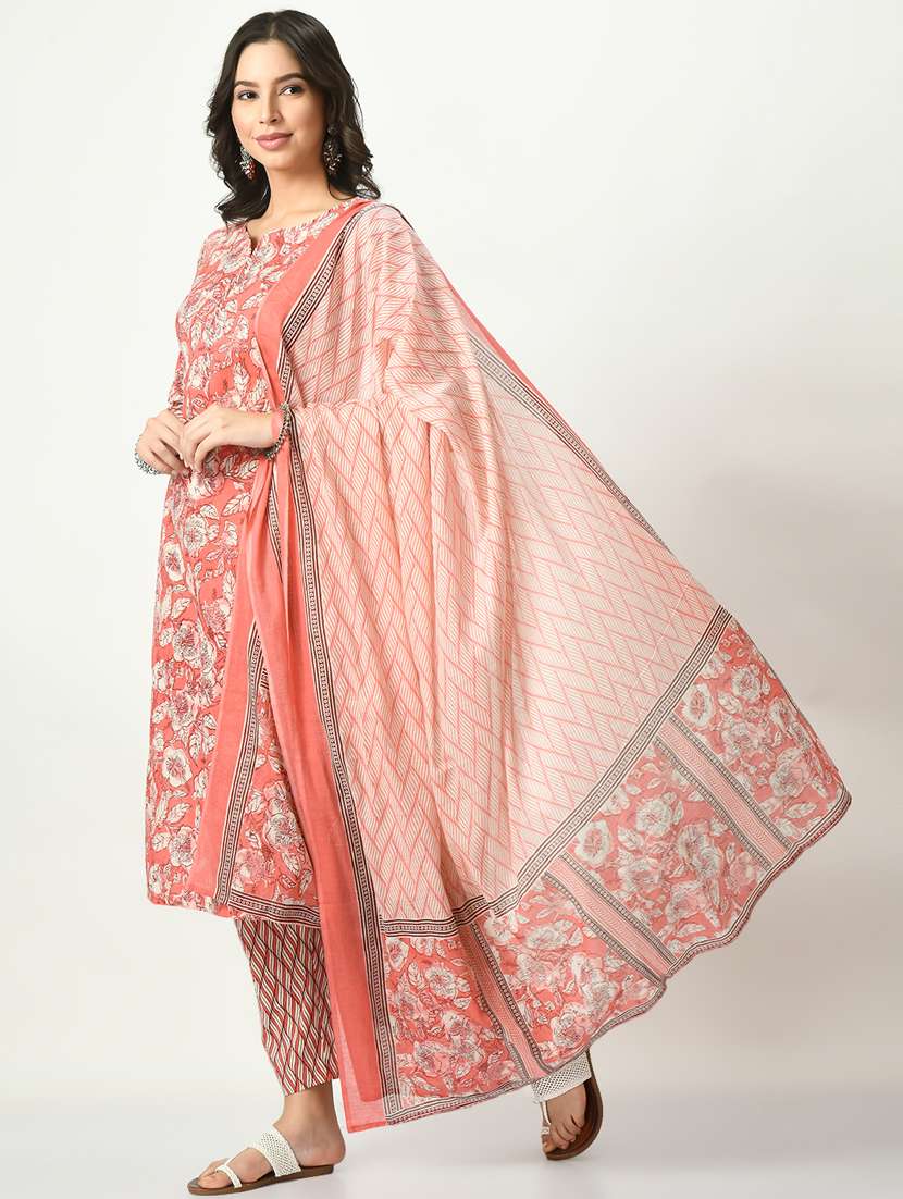 floral printed suit set - 20410460 -  Standard Image - 2