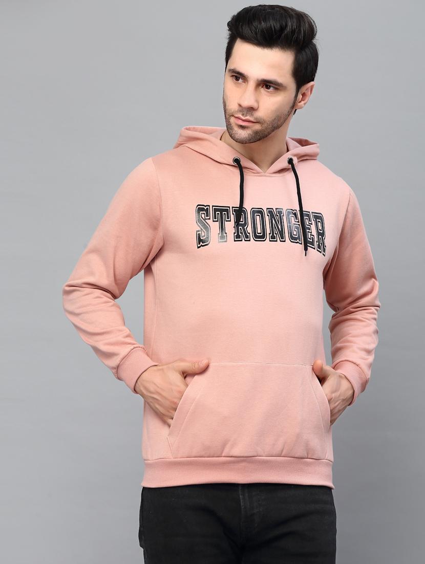 men long sleeved chest print sweatshirt - 20410862 - Standard Image - 2