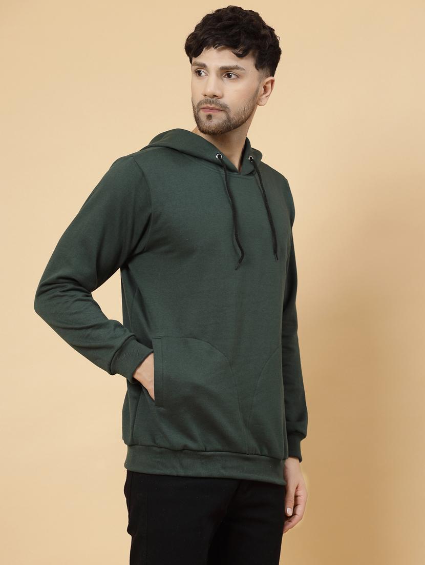 men long sleeved solid sweatshirt - 20410885 - Standard Image - 2