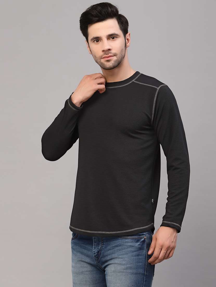 men long sleeved solid sweatshirt