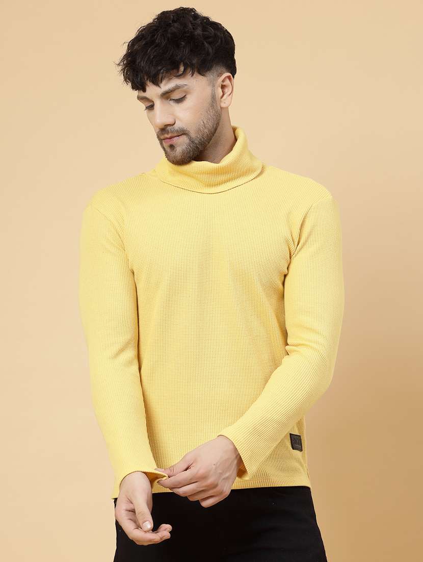 men long sleeved solid sweatshirt