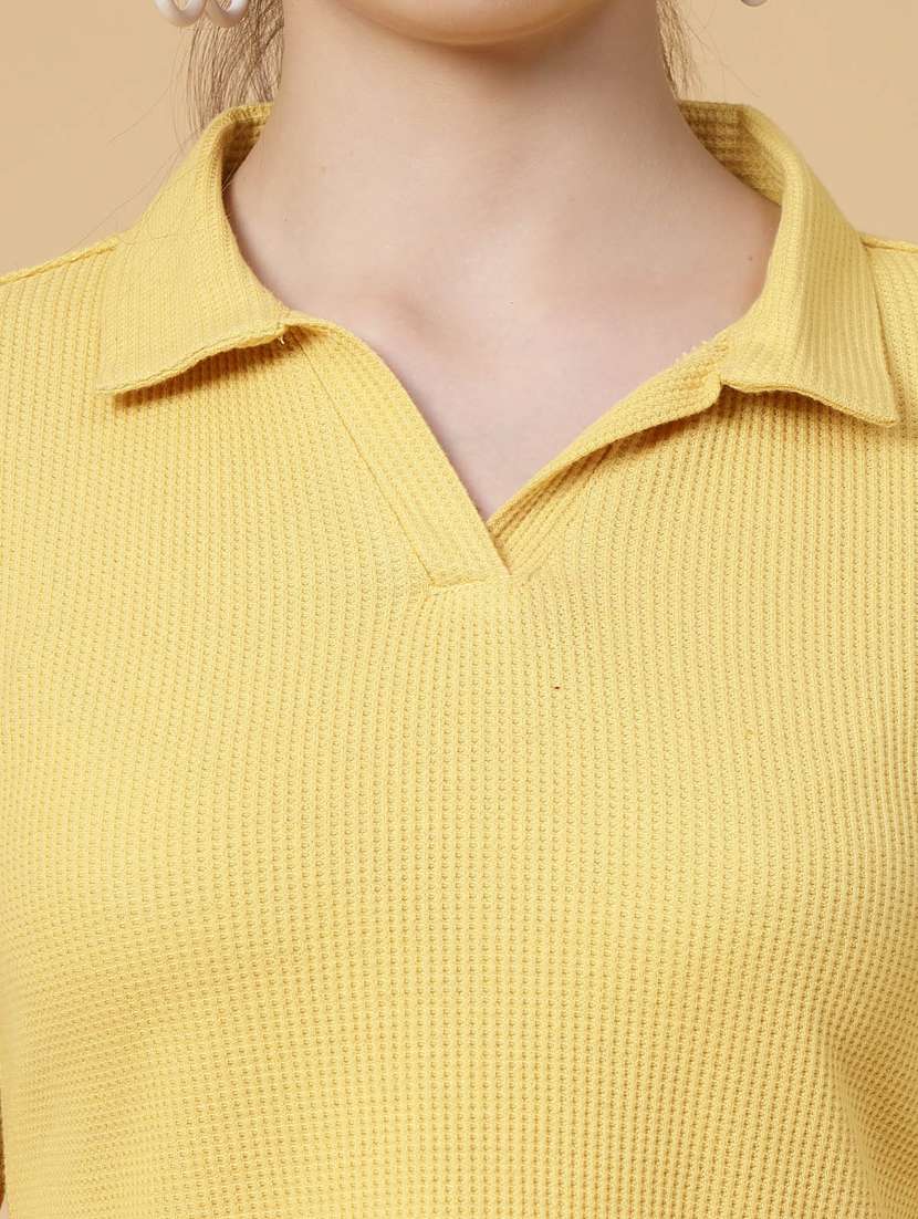 women solid co-ords set - 20411049 -  Standard Image - 7